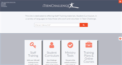 Desktop Screenshot of iteenchallenge.org